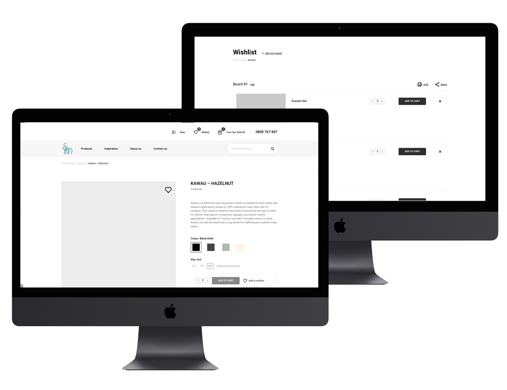 wireframe ecommerce website v2